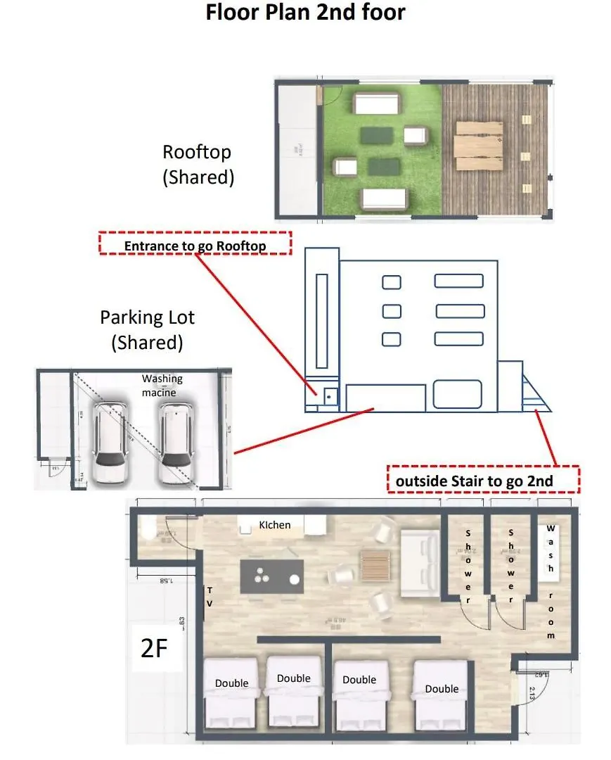 【5/24New Open】浅草徒歩3分/Max9名/無料駐車場/渋谷直通 Apartment Tokyo 0*,  Japan
